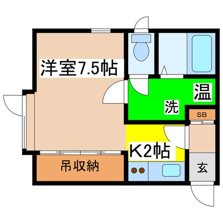 Ｇｒｅｅｎ　ｃｏｕｒｔの物件間取画像